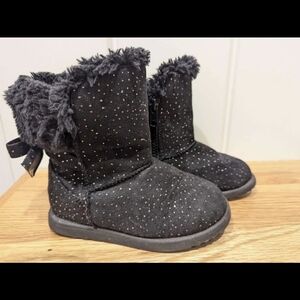 Jumping Beans Sparkling Faux Fur Boots 9T